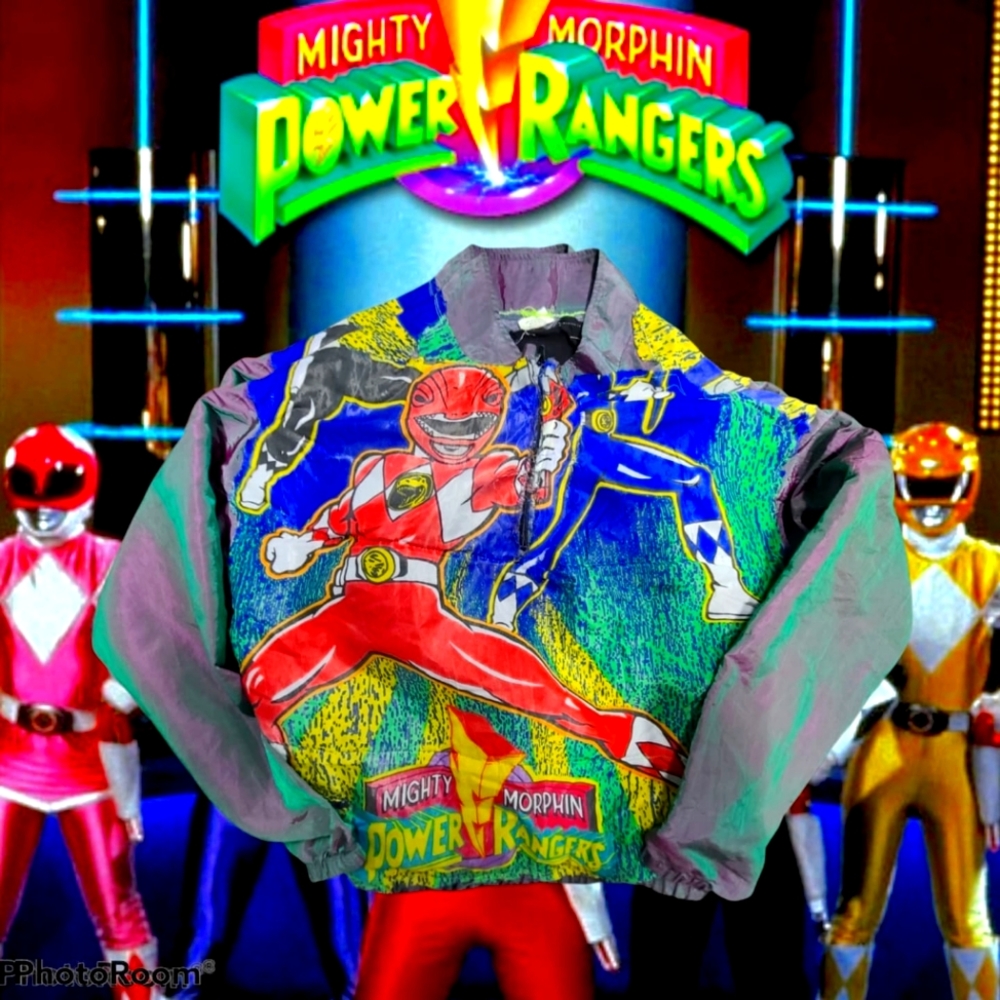 Vintage reworked power rangers jacket